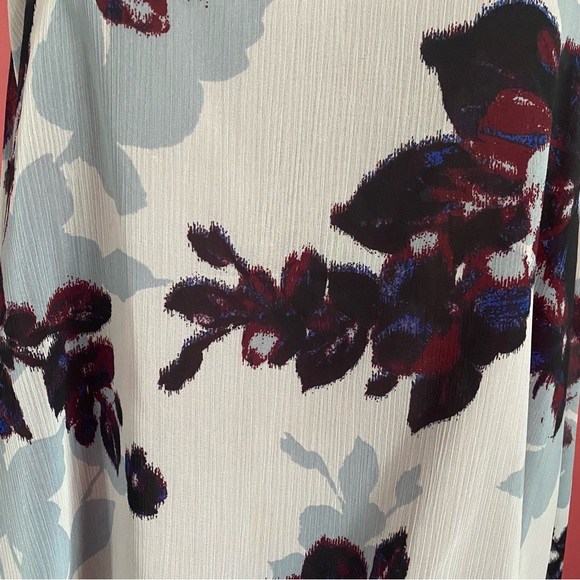 🌈4/$20🌈 Beautiful Rachel Rachel Roy Off the Shoulder Delicate Floral Blouse L - Picture 2 of 10